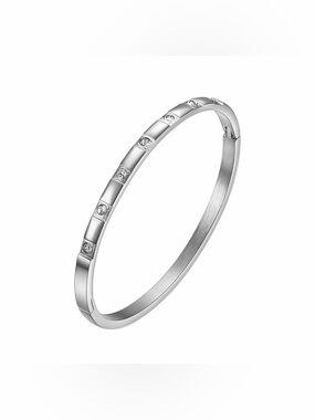 CZ Prism Bangle Bracelet NWT